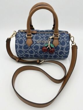 NEW Guess Denim Crossbody Handbag